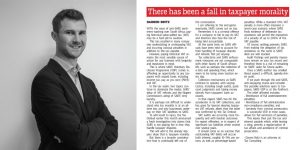 There has been a fall in taxpayer morality underpayment company VAT morality