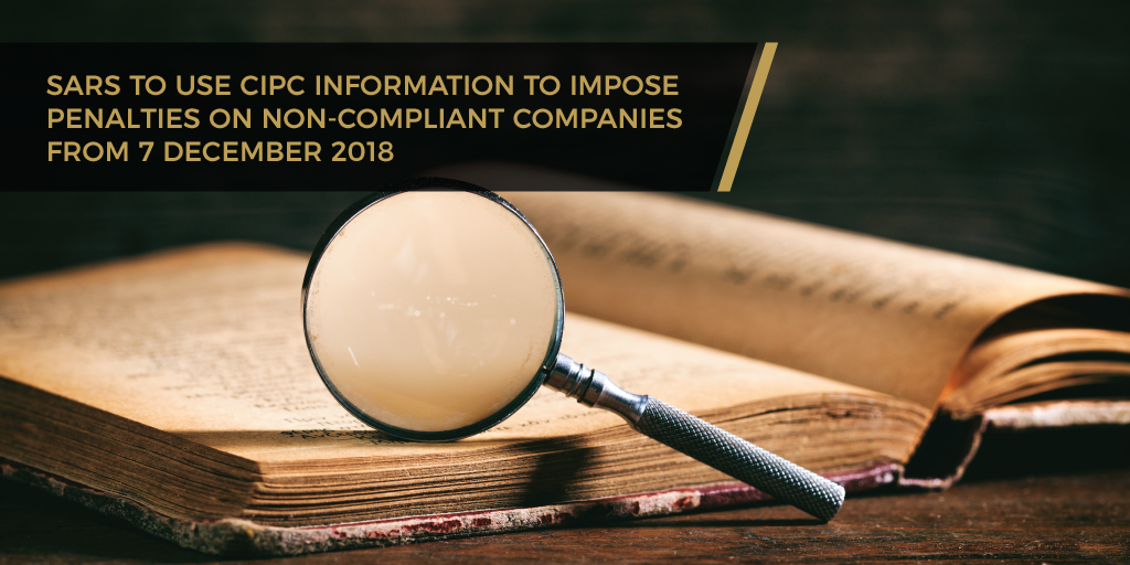 SARS To Use CIPC Information To Impose Penalties on Non-Compliant Companies