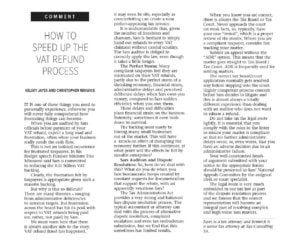 Pretoria News How to deal with the VAT refund backlog 28 February Pretoria News How to deal with the VAT refund backlog 28 February