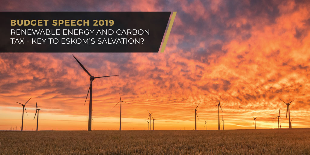 Budget Speeck 2019 - Renewable Energy And Carbon Tax - Key To Eskom's Salvation?