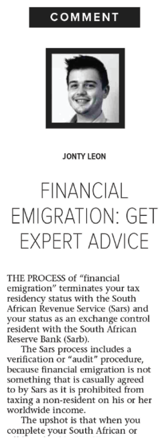 Financial Emigration : Get Expert Advice