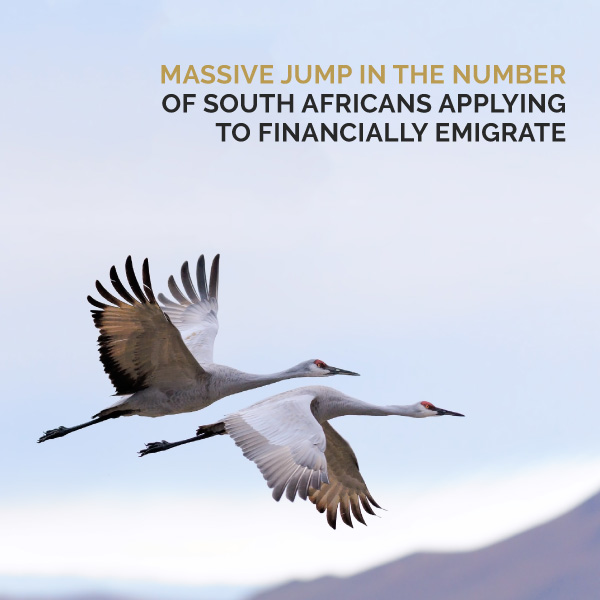 Massive Jump In The Number Of South Africans Applying To Financially Emigrate