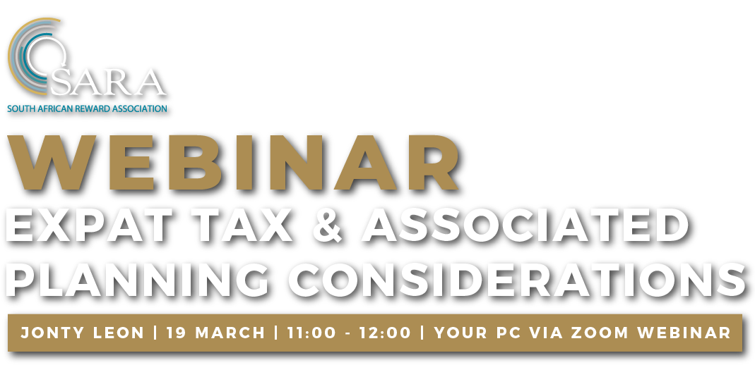 SARA Webinar Expat Tax and Associated Planning Considerations-Heading