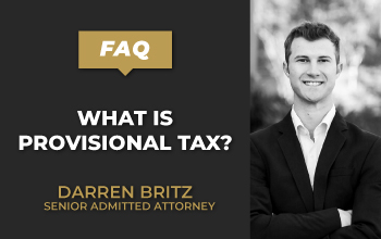 What is provisional tax