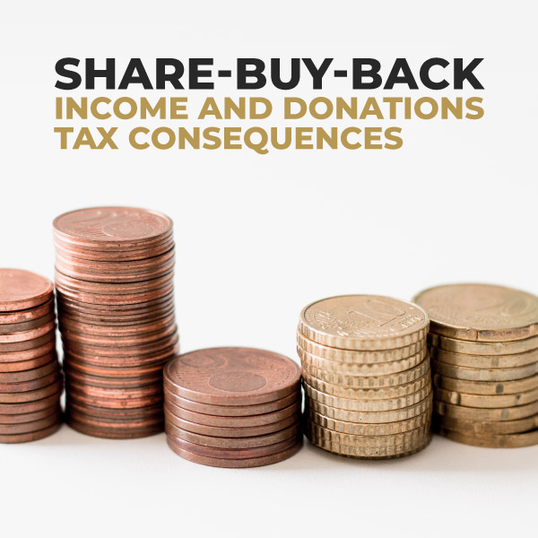 Share-Buy-Back Income and Donations Tax Consequences