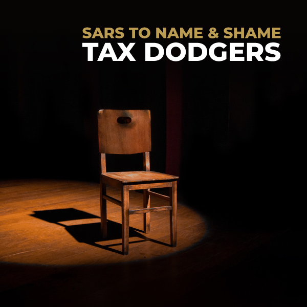 SARS To Name And Shame Tax Dodgers