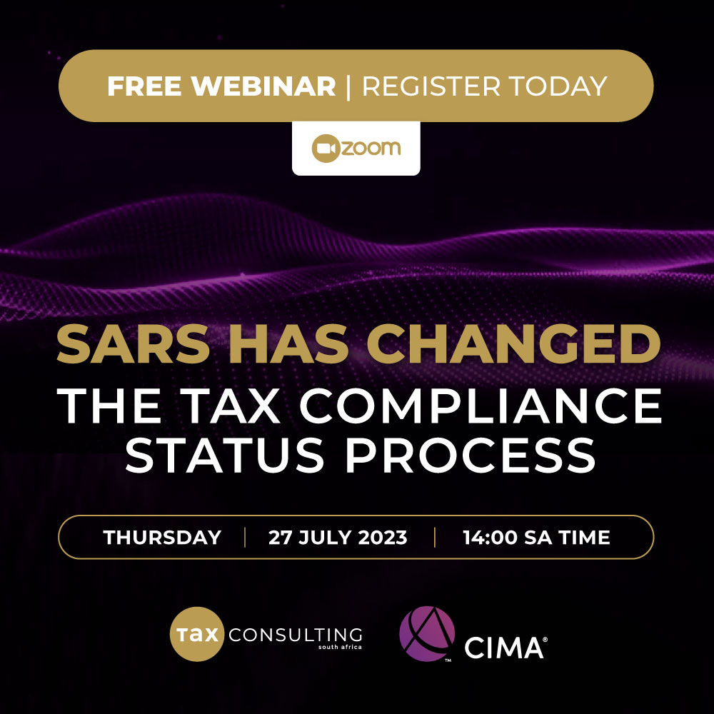 SARS has changed - the tax compliance status process