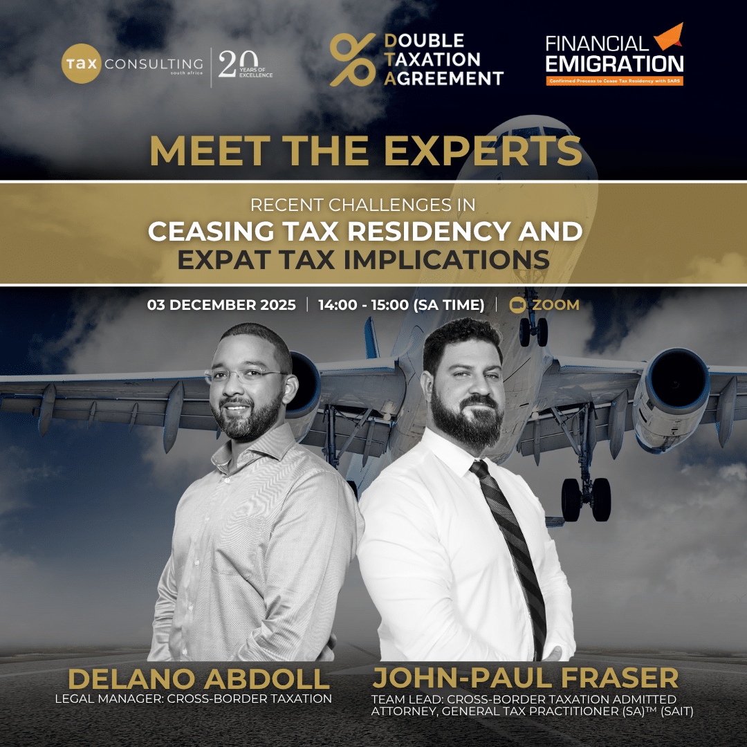 Ceasing Tax Residency and Expat Tax implications - meet the experts